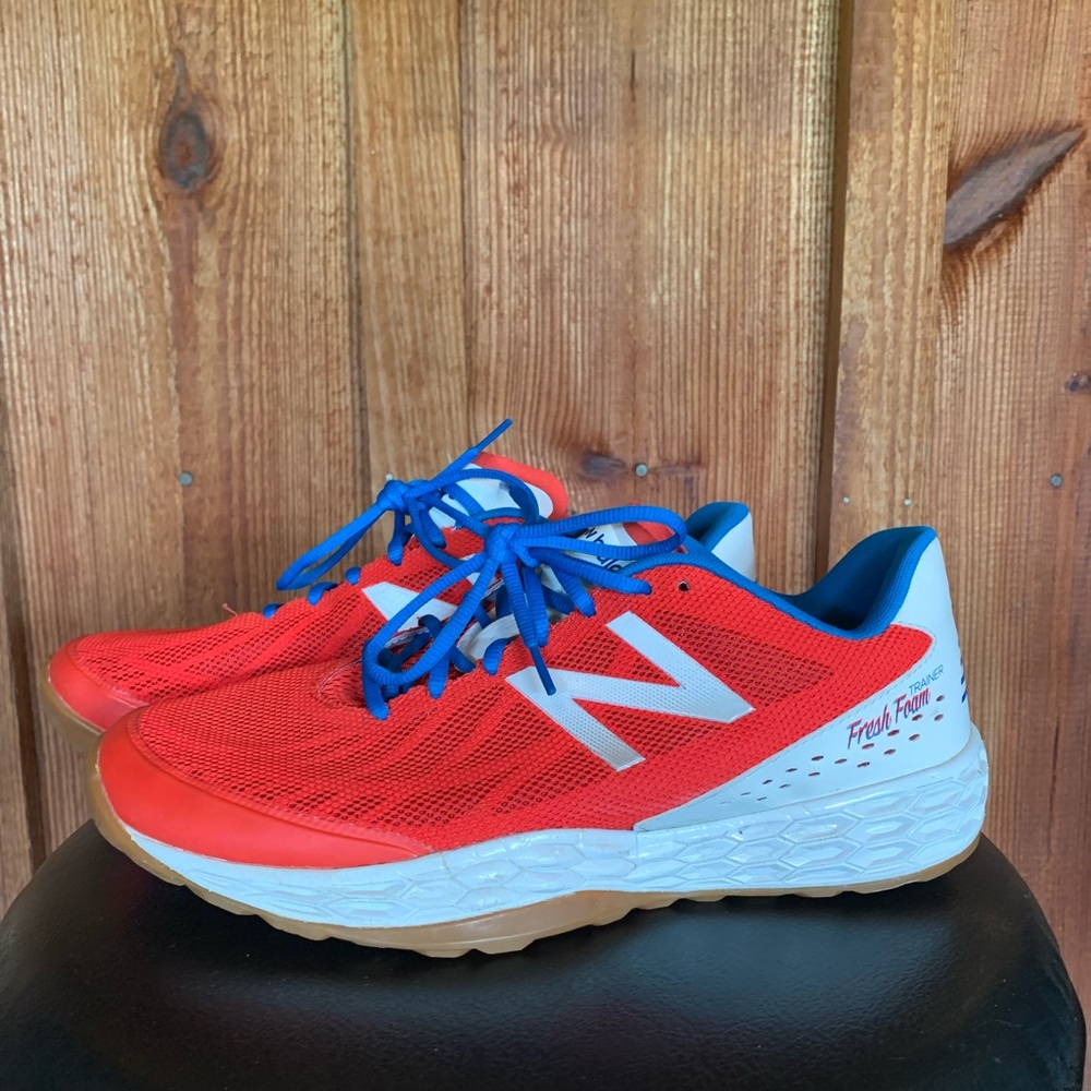 New Balance Fresh Foam 80v3 Trainer Red White Men’s Size 11.5